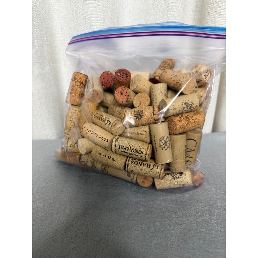 Unbranded Wine Corks Mixed Lot Unisex OS Tan Excellent Crafting DIY Supplies